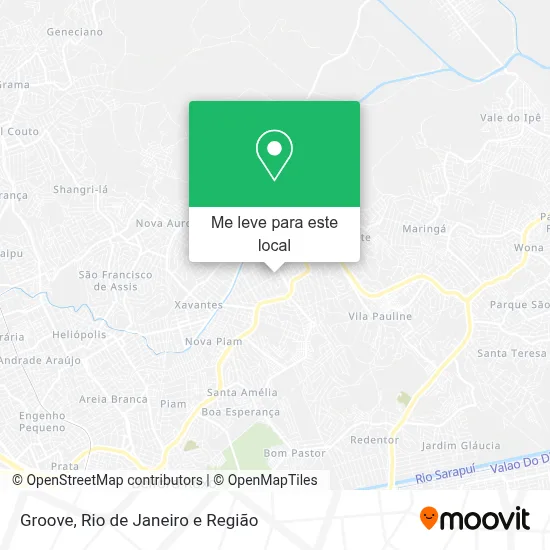 Groove mapa