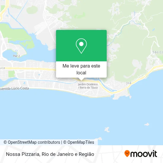 Nossa Pizzaria mapa