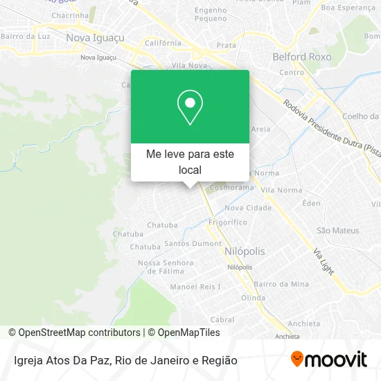 Igreja Atos Da Paz mapa