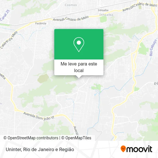 Uninter mapa