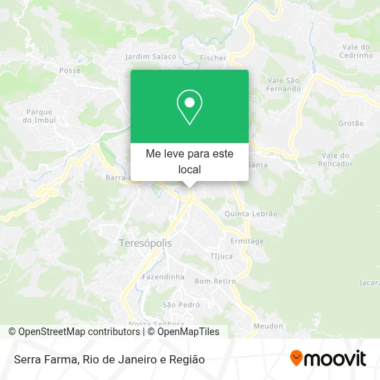 Serra Farma mapa
