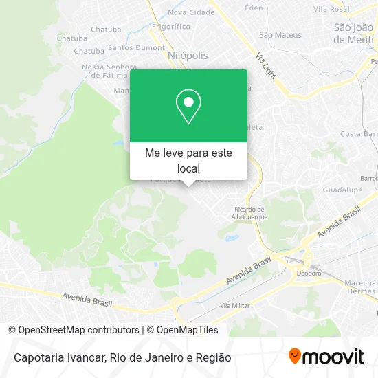 Capotaria Ivancar mapa