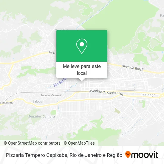 Pizzaria Tempero Capixaba mapa