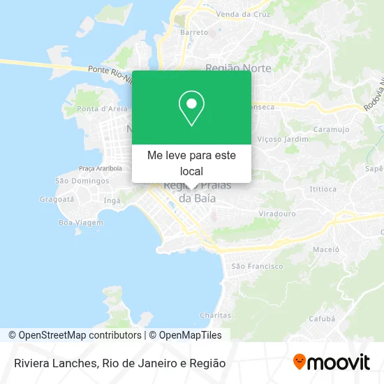 Riviera Lanches mapa