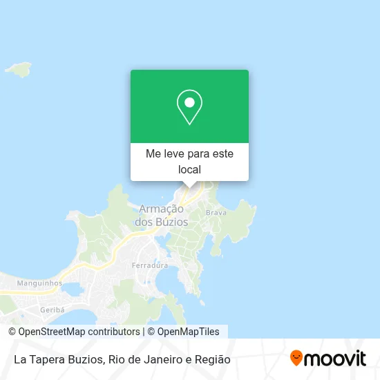La Tapera Buzios mapa