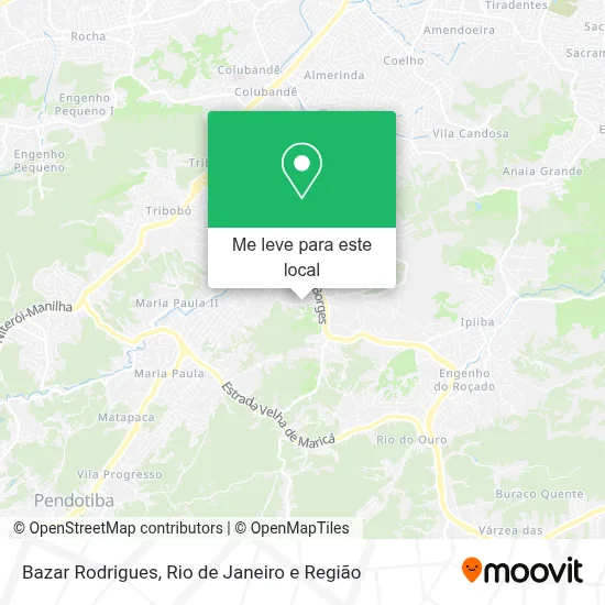 Bazar Rodrigues mapa