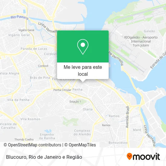 Blucouro mapa