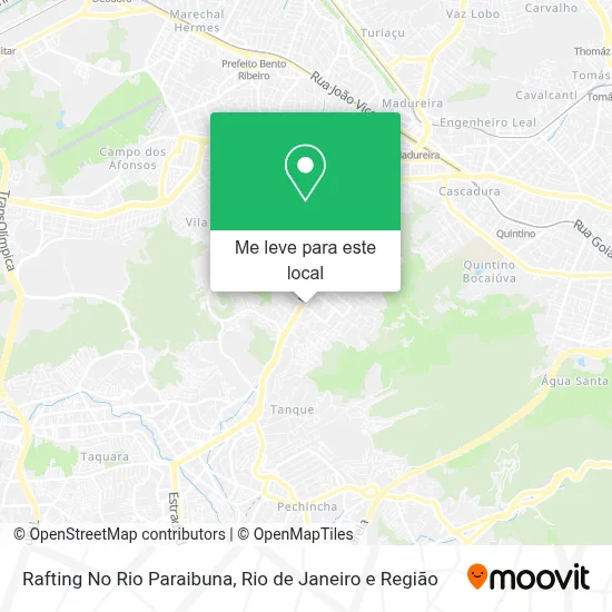 Rafting No Rio Paraibuna mapa