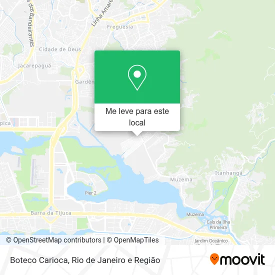 Boteco Carioca mapa
