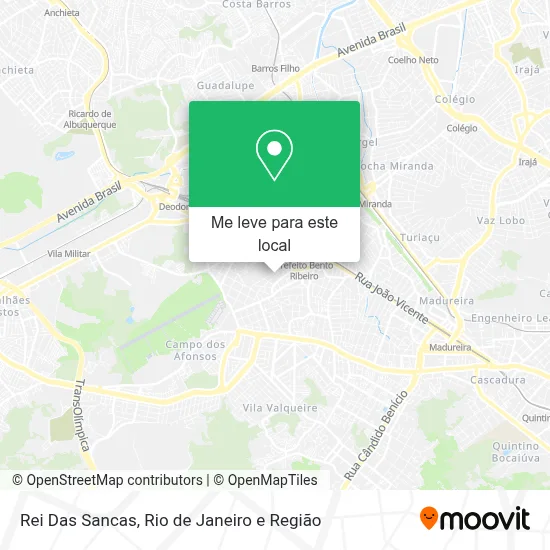 Rei Das Sancas mapa