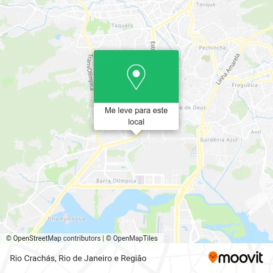Rio Crachás mapa