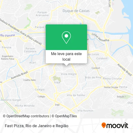 Fast Pizza mapa