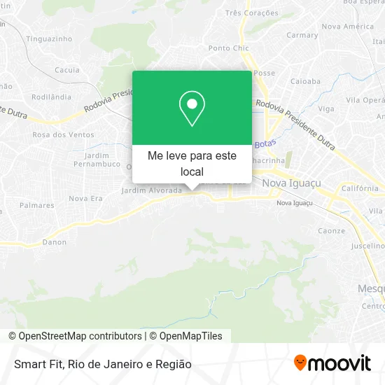 Smart Fit mapa