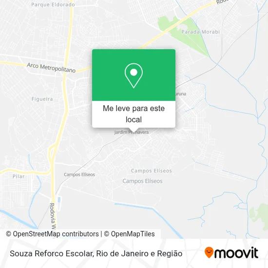 Souza Reforco Escolar mapa