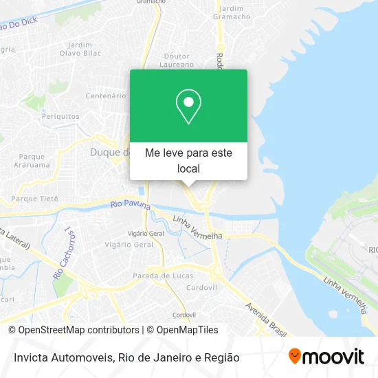 Invicta Automoveis mapa