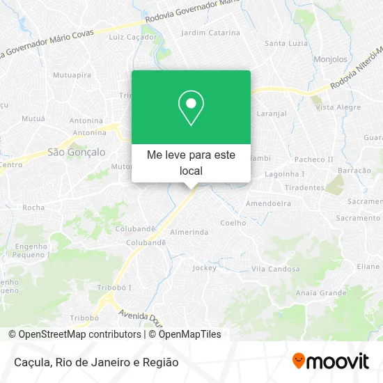 Caçula mapa