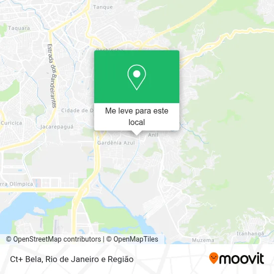 Ct+ Bela mapa