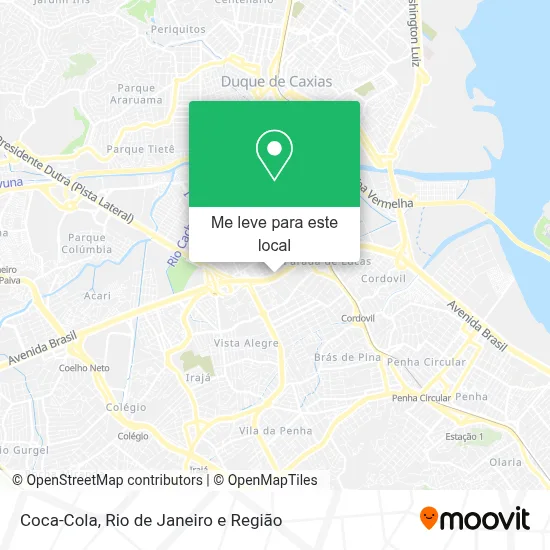 Coca-Cola mapa