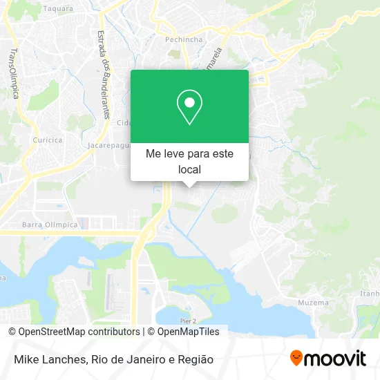 Mike Lanches mapa