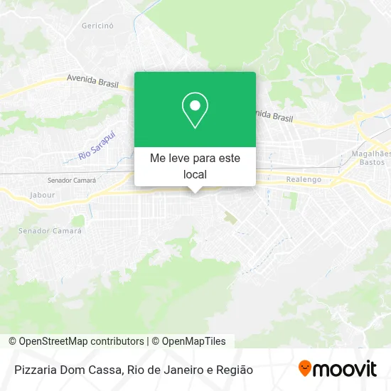 Pizzaria Dom Cassa mapa