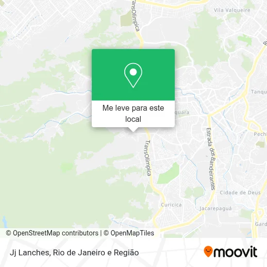 Jj Lanches mapa