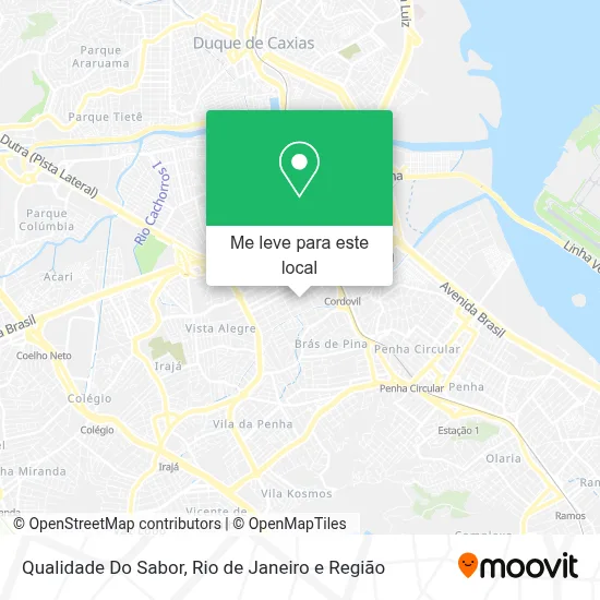 Qualidade Do Sabor mapa