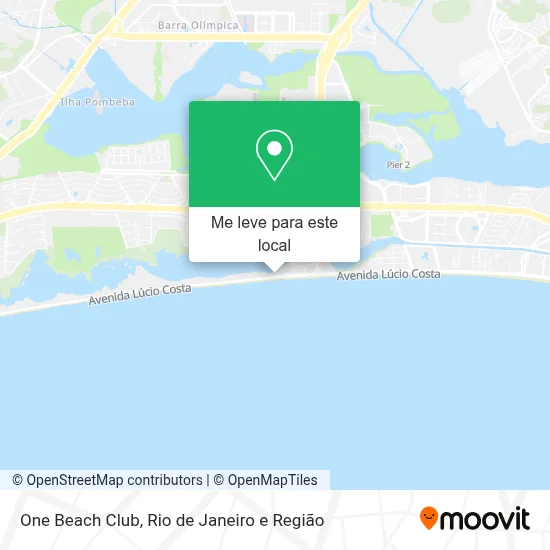 One Beach Club mapa