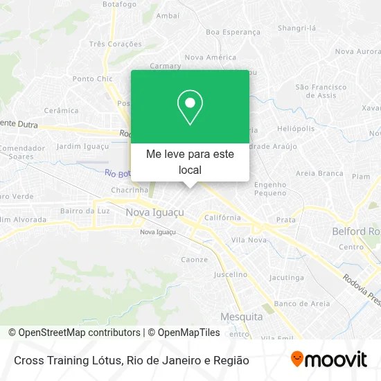 Cross Training Lótus mapa