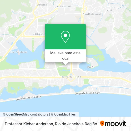 Professor Kleber Anderson mapa