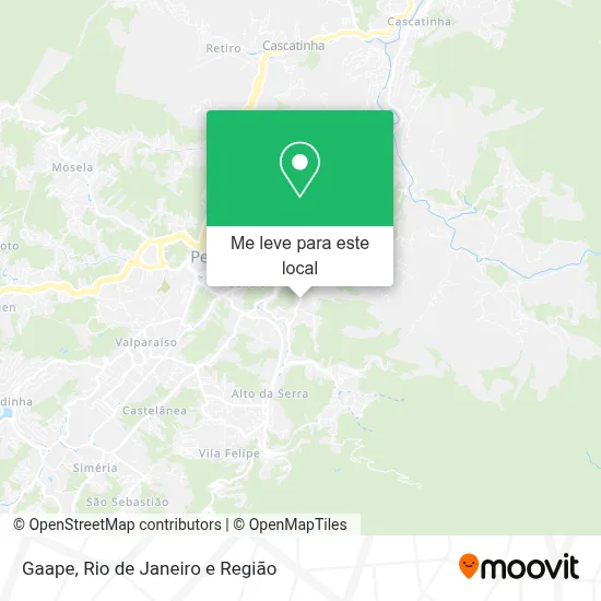 Gaape mapa