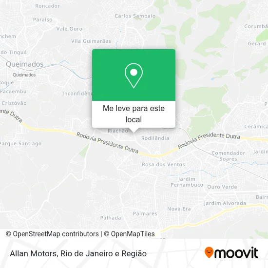 Allan Motors mapa