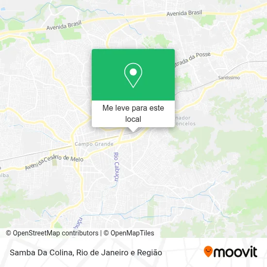 Samba Da Colina mapa