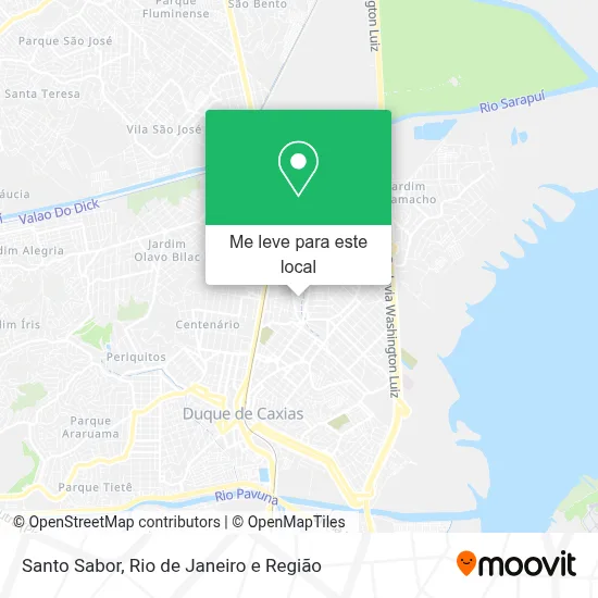 Santo Sabor mapa
