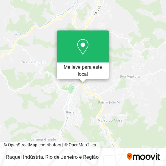 Raquel Indústria mapa