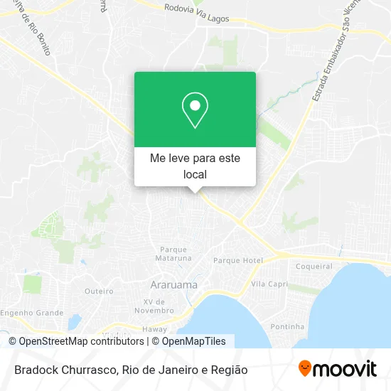 Bradock Churrasco mapa