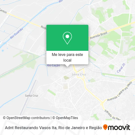 Adnt Restaurando Vasos Ita mapa