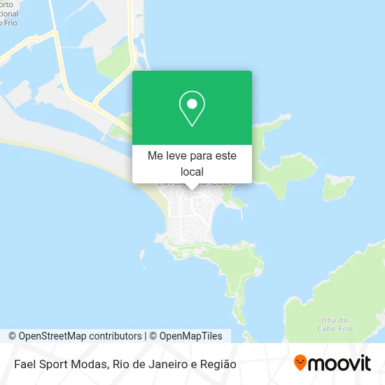 Fael Sport Modas mapa