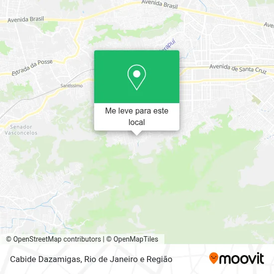 Cabide Dazamigas mapa