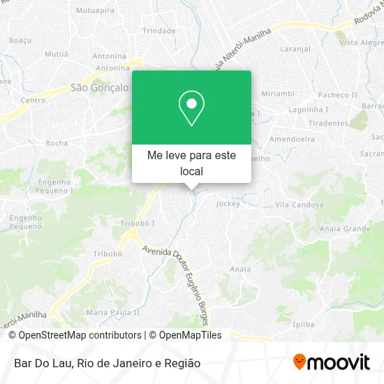 Bar Do Lau mapa