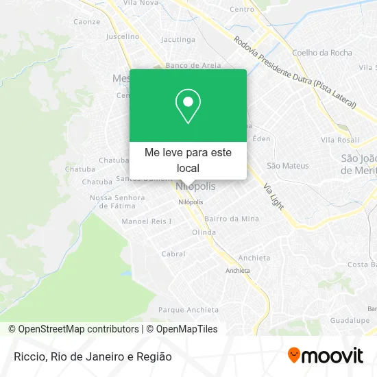 Riccio mapa