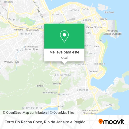 Forró Do Racha Coco mapa
