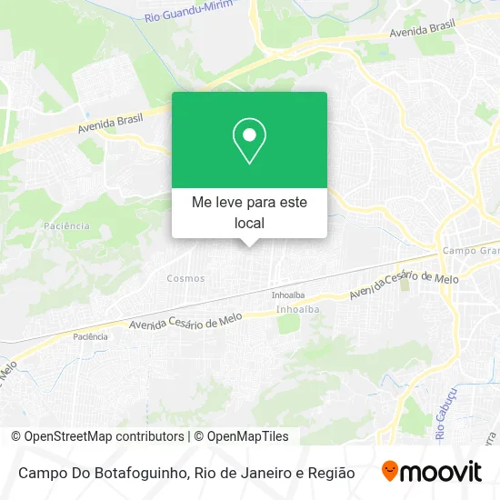 Campo Do Botafoguinho mapa