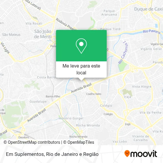 Em Suplementos mapa