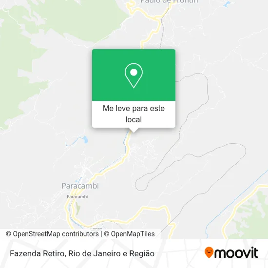 Fazenda Retiro mapa