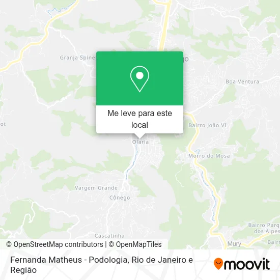 Fernanda Matheus - Podologia mapa