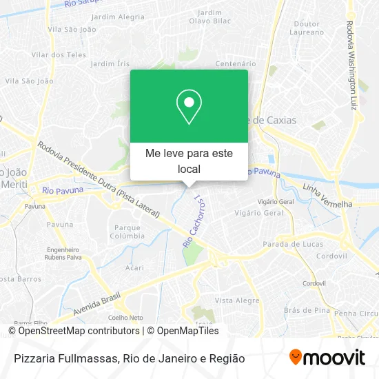 Pizzaria Fullmassas mapa