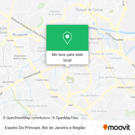 Espeto Do Principe mapa