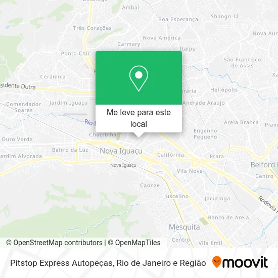 Pitstop Express Autopeças mapa