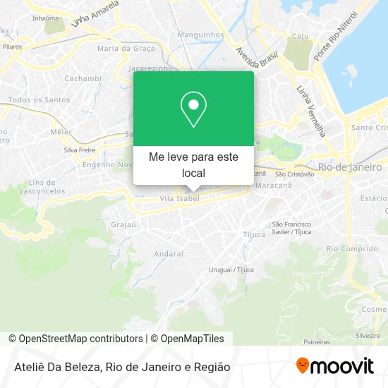 Ateliê Da Beleza mapa