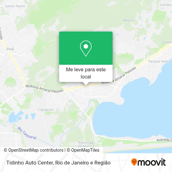 Tidinho Auto Center mapa